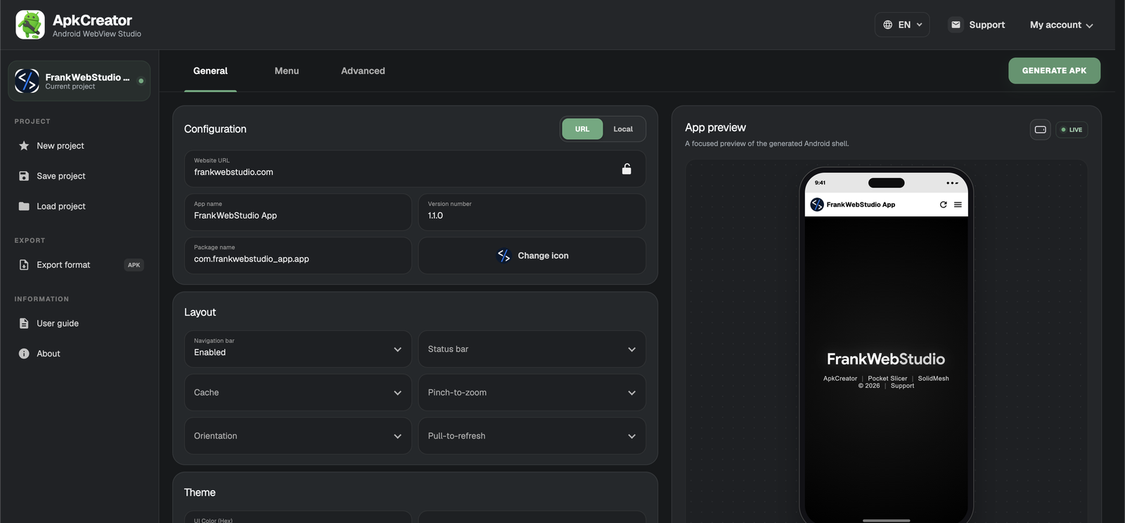 ApkCreator Desktop Studio